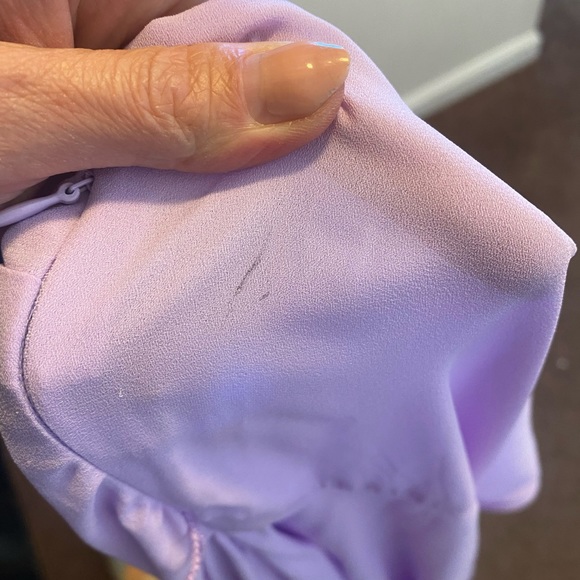 2 FOR $25Nanette Lepore Orchid BloomDress Lavender Pleated Chiffon 8 10 NEW $128 - Picture 3 of 10